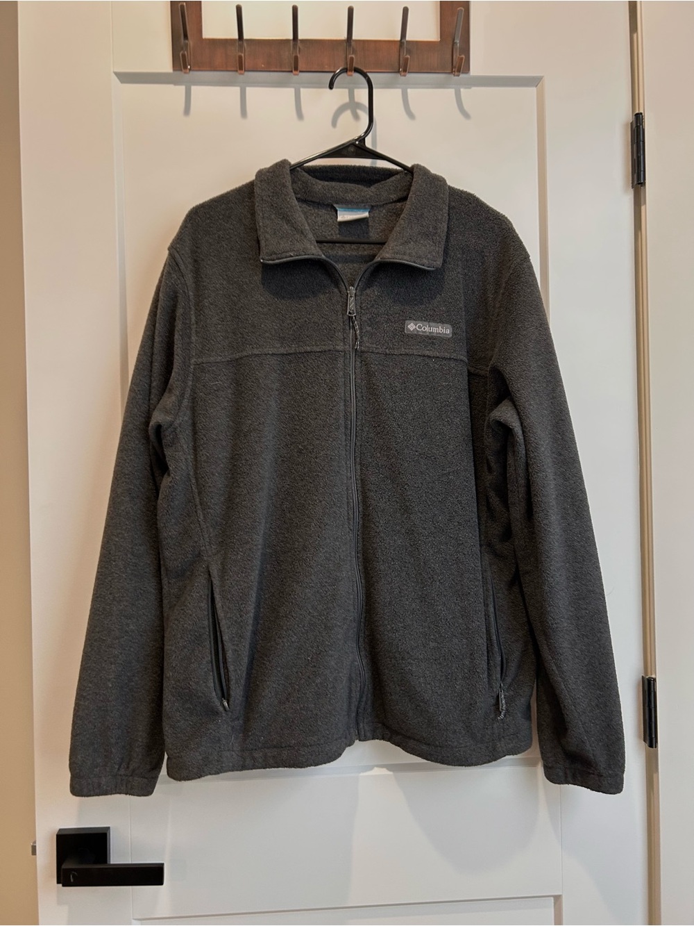 Columbia Men's Charcoal Full-Zip Fleece Jacket